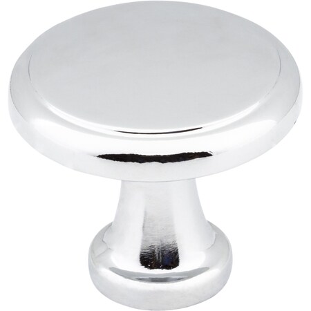 Elements 1-3/16" Diameter Polished Chrome Kenner Cabinet Mushroom Knob 3970-PC